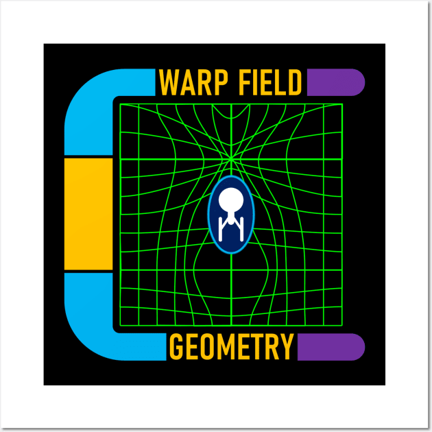 LCARS Warp Field Geometry Wall Art by IORS